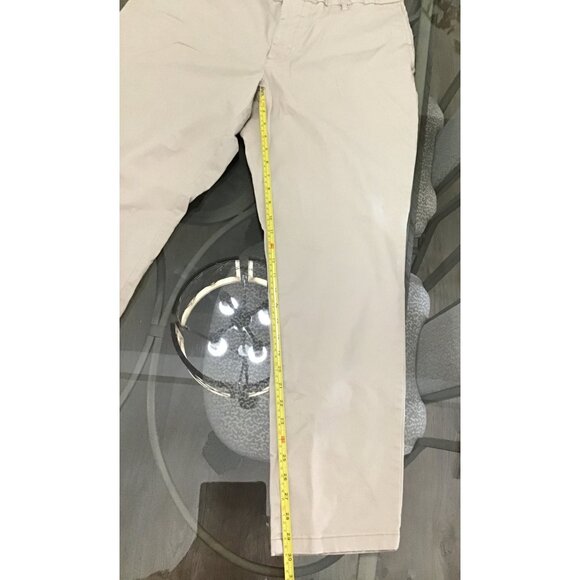 OLD NAVY MENS KHAKI CHINO ATHLETIC BUILT-IN- FLEX STRAIGHT LEG PANTS SIZE 38X32 - Picture 5 of 6